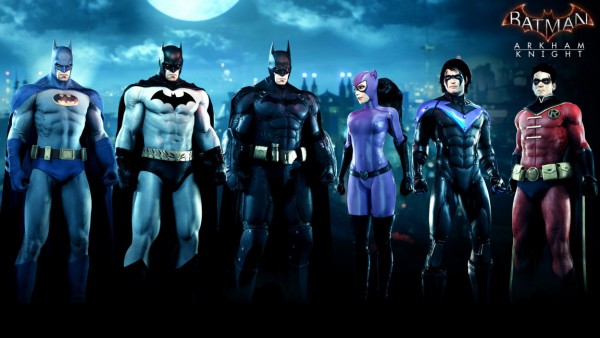 Batman Arkham Knight Retro Skins